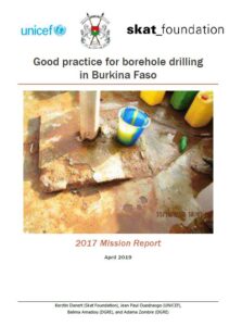 Book Cover: Good practice for borehole drilling in Burkina Faso