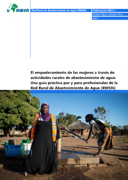 Book Cover: El empoderamiento de las mujeres a través de actividades rurales de abastecimiento de agua