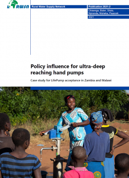 Book Cover: Policy influence for ultra-deep reaching hand pumps