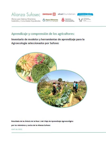 Book Cover: Aprendizaje y comprensión de los agricultores: Inventario de modelos y herramientas de aprendizaje para la Agroecología seleccionados por Sufosec (SP)